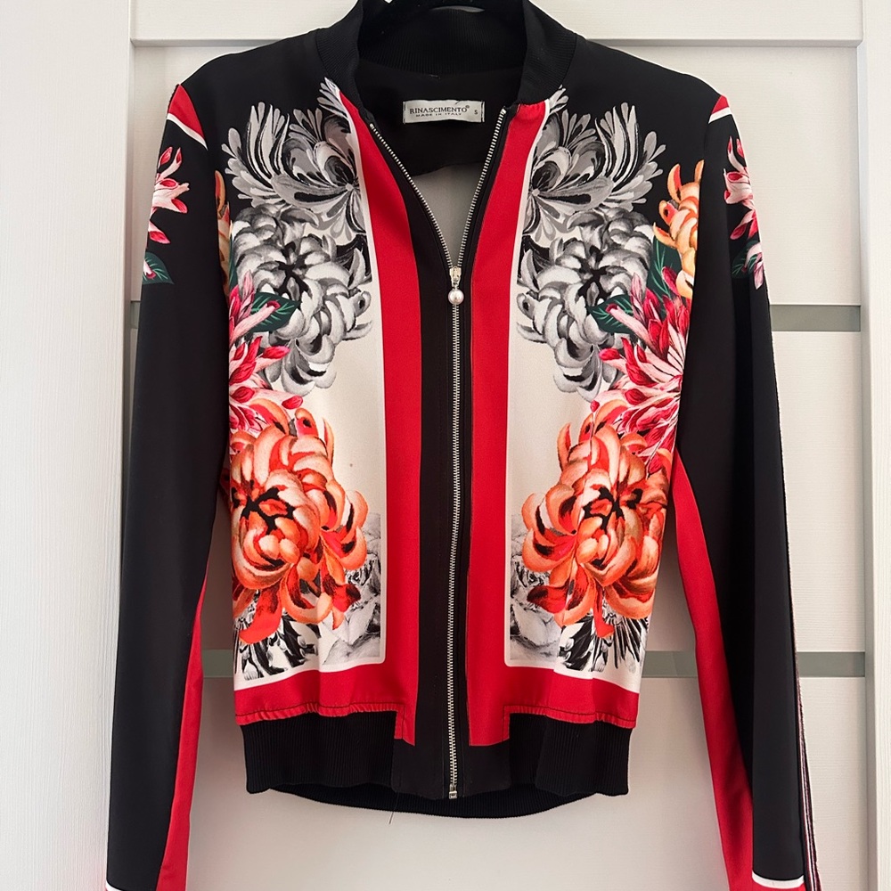 Rinascimento Floral Bomber Jacket – Size S